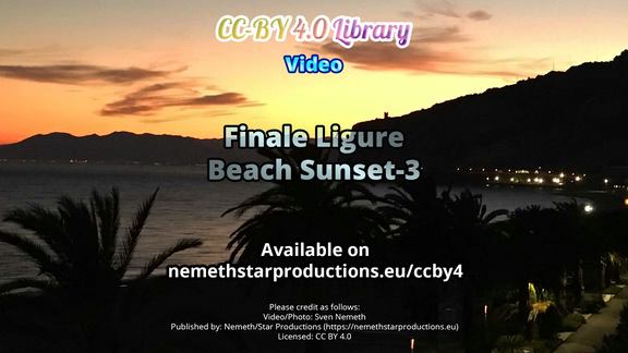 Finale Ligure - Beach sunset 3