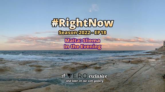 #RightNow - EP18 - Malta: Sliema Beach in the evening